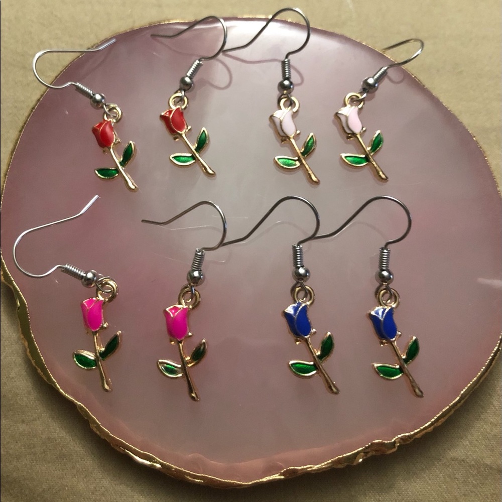 Rose Earrings